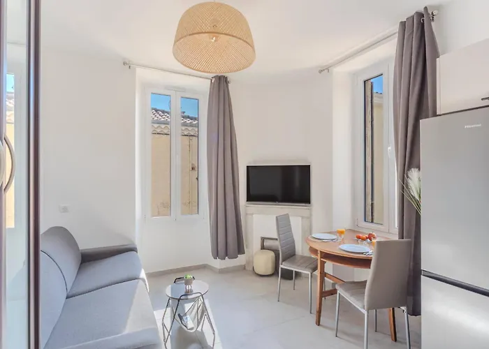 Frgk Historic 1Br Apartment Walk To Palais Ultrafast Wi-Fi Central Cannes קאן